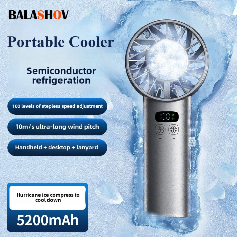 Small Appliances - Ice compress high-speed cooling fan handheld