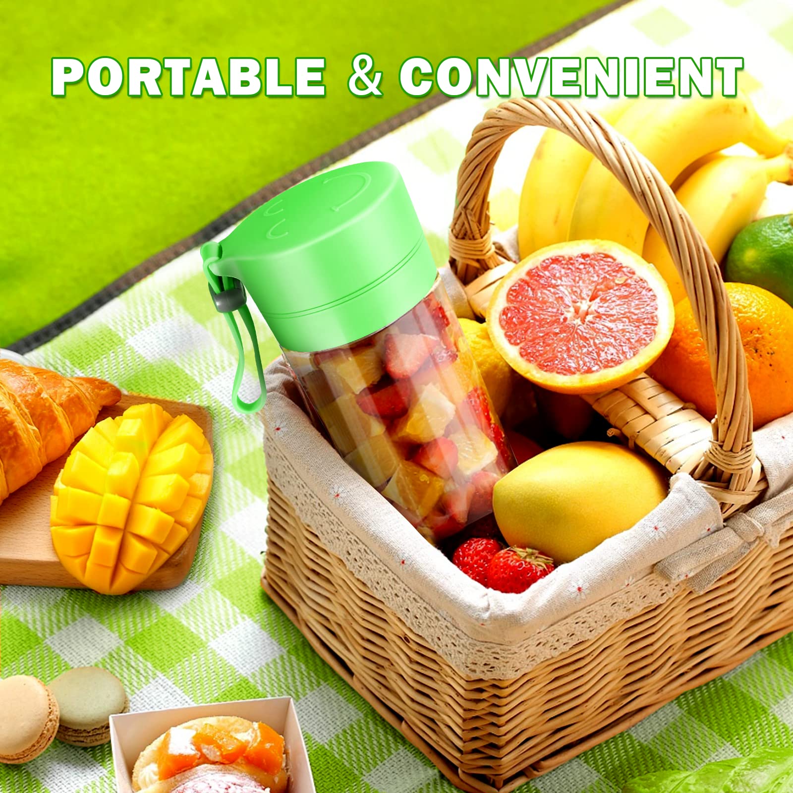 Portable Mini Electric Juicer  - Portable Blender Usb Rechargeable 评论和价格