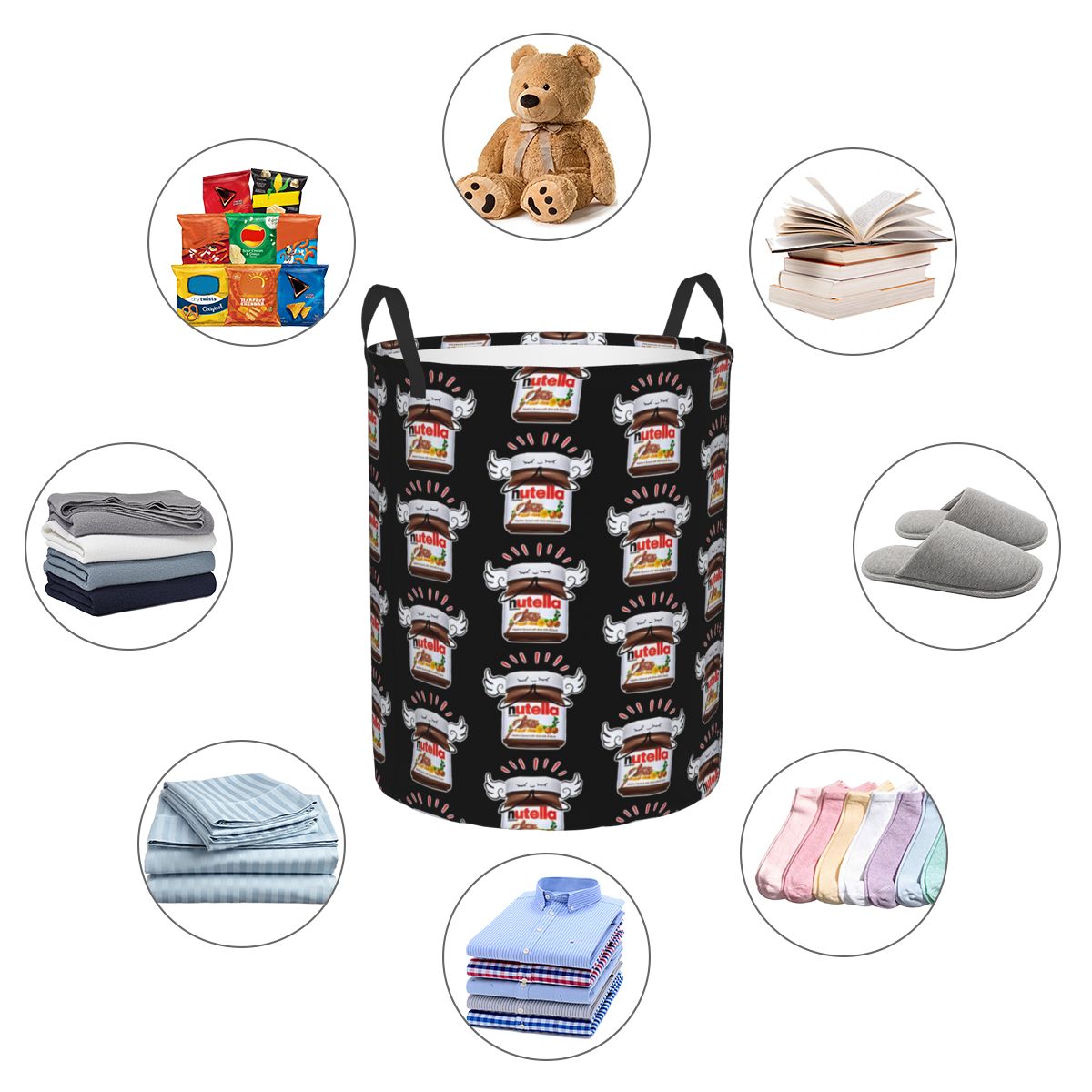 Funny Nutella Foldable Laundry - Laundry 评论和价格