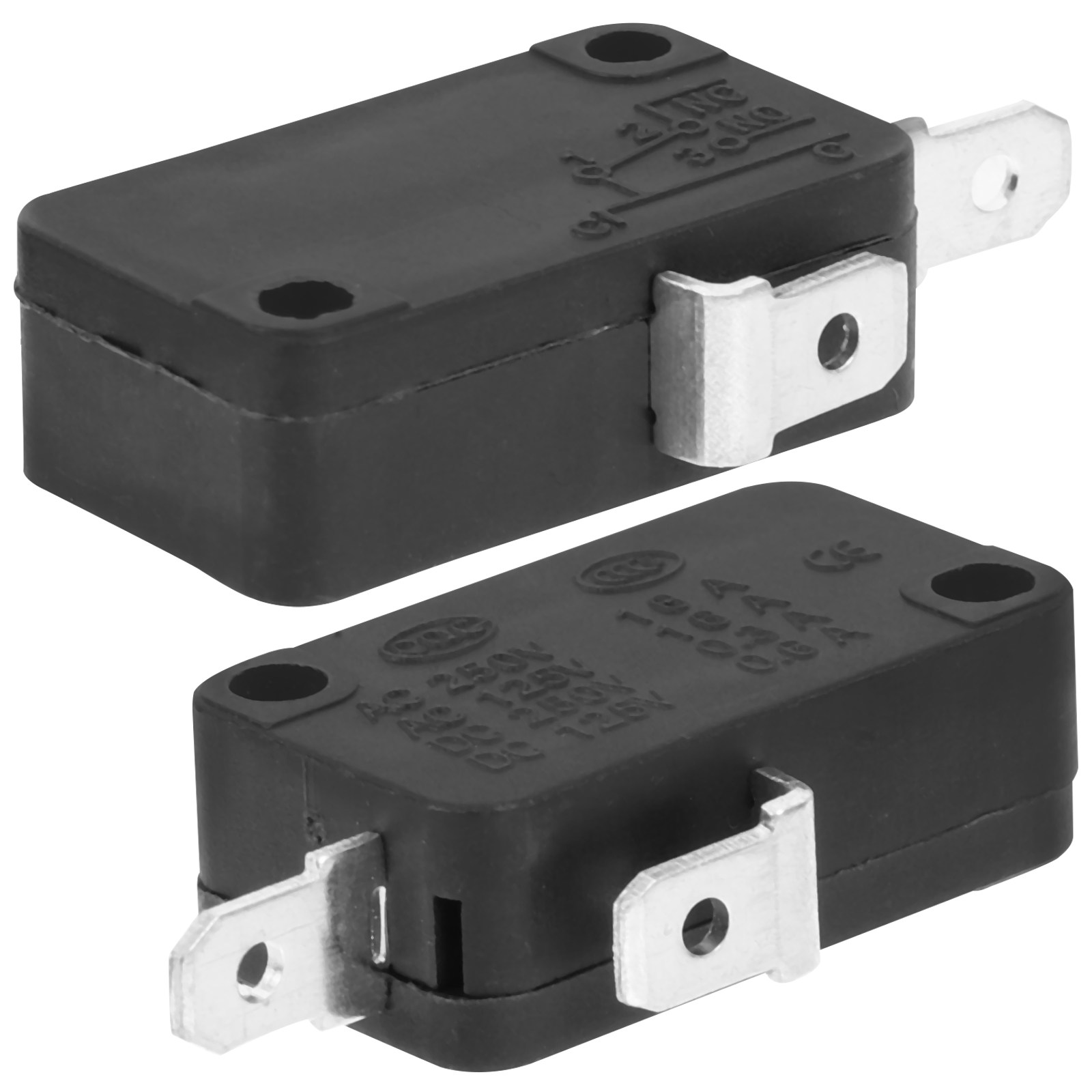 2Pcs Micro Switch 2-Pin Normal - Home Appliances 评论和价格