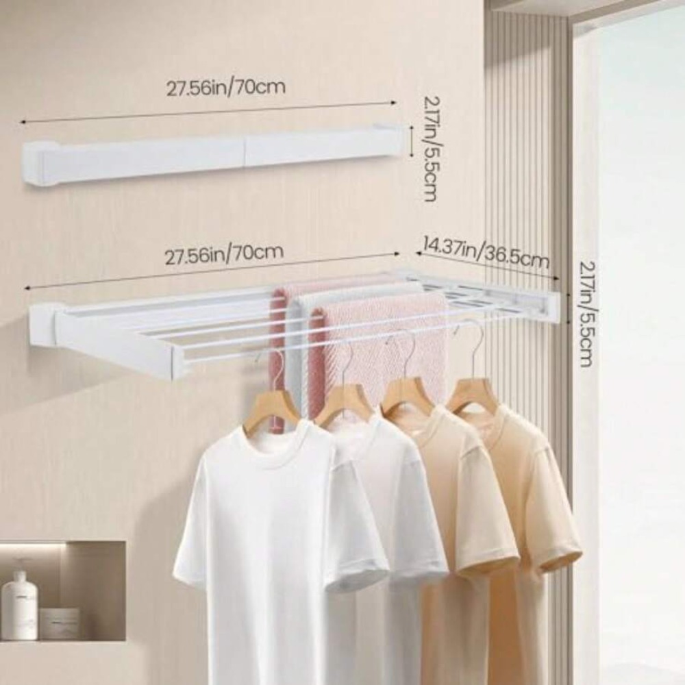 Wall Mounted Clothes Drying Ra - Laundry 评论和价格