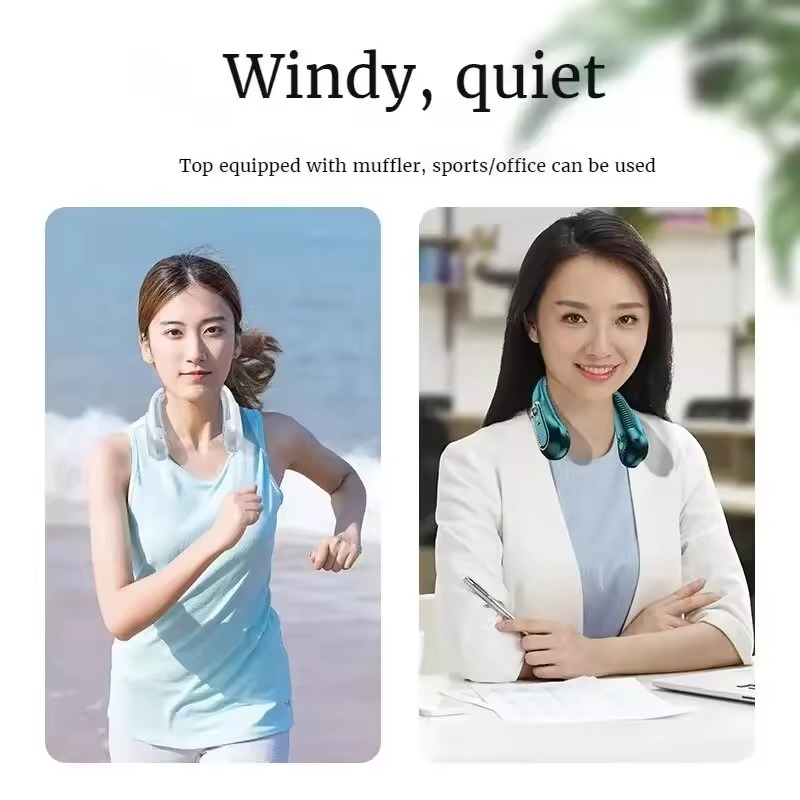 Hanging Neck Fan Digital Displ - Portable Blender Usb Rechargeable 评论和价格