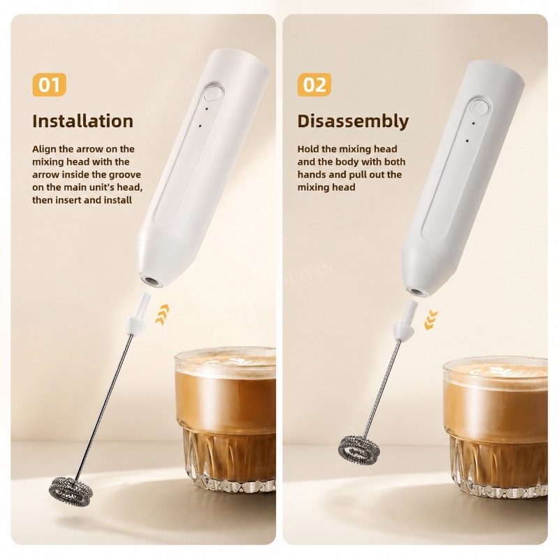 MINI Milk Frother USB Recharge - Portable Blender Usb Rechargeable 评论和价格